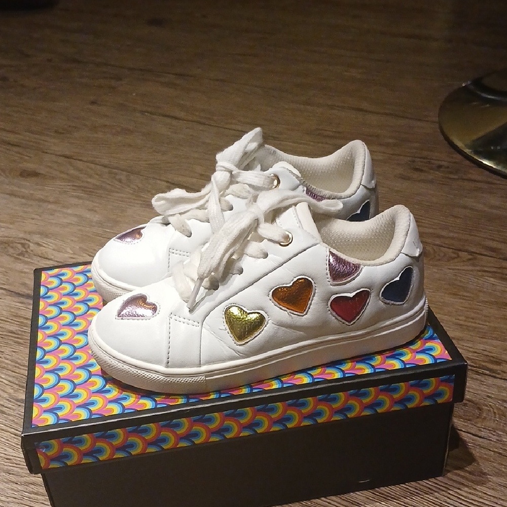 Kurt Geiger Mini Lane Love Sneakers with Heart Accents